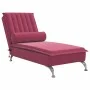 Massage Divan Sofa with Red Velvet Cushion by vidaXL, Daybeds - Ref: Foro24-379463, Price: 160,19 €, Discount: %