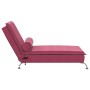 Massage Divan Sofa with Red Velvet Cushion by vidaXL, Daybeds - Ref: Foro24-379463, Price: 163,25 €, Discount: %