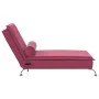 Massage Divan Sofa with Red Velvet Cushion by vidaXL, Daybeds - Ref: Foro24-379463, Price: 160,19 €, Discount: %