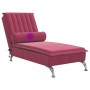 Massage Divan Sofa with Red Velvet Cushion by vidaXL, Daybeds - Ref: Foro24-379463, Price: 163,25 €, Discount: %