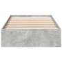 Cama con cajones madera ingeniería gris hormigón 90x200 cm de vidaXL, Camas y somieres - Ref: Foro24-3280681, Precio: 130,67 ...
