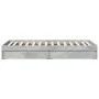 Cama con cajones madera ingeniería gris hormigón 90x200 cm de vidaXL, Camas y somieres - Ref: Foro24-3280681, Precio: 129,06 ...