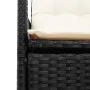2-Sitzer-Gartensofa mit schwarzem PE-Rattantisch von vidaXL, Outdoor-Sofas - Ref: Foro24-365710, Preis: 235,51 €, Rabatt: %