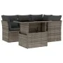 Garden sofa set with cushions 5 pieces gray synthetic rattan by vidaXL, Garden sets - Ref: Foro24-3266560, Price: 347,54 €, D...