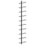 Wall-mounted wine rack for 10 black metal bottles by vidaXL, Wine racks - Ref: Foro24-289566, Price: 40,34 €, Discount: %