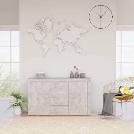 Engineered wood sideboard in concrete grey, 120x36x69 cm by vidaXL, Sideboards - Ref: Foro24-801845, Price: 124,63 €, Discoun...