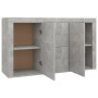 Engineered wood sideboard in concrete grey, 120x36x69 cm by vidaXL, Sideboards - Ref: Foro24-801845, Price: 124,63 €, Discoun...
