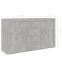 Engineered wood sideboard in concrete grey, 120x36x69 cm by vidaXL, Sideboards - Ref: Foro24-801845, Price: 124,63 €, Discoun...