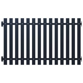 Panel de valla acero recubrimiento polvo antracita 170,5x125 cm