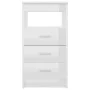 Bright white plywood chest of drawers 40x50x76 cm by vidaXL, Lockers and storage cabinets - Ref: Foro24-801811, Price: 108,42...