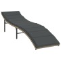 Sun loungers with cushions 2 units light gray synthetic rattan by vidaXL, Loungers - Ref: Foro24-3277306, Price: 194,70 €, Di...