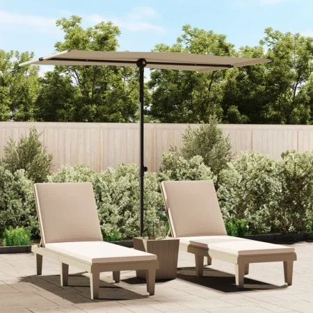 Gartenschirm mit taupegrauem Aluminiummast 2x1,5 m von vidaXL, Sonnenschirme - Ref: Foro24-47339, Preis: 44,88 €, Rabatt: %
