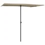Gartenschirm mit taupegrauem Aluminiummast 2x1,5 m von vidaXL, Sonnenschirme - Ref: Foro24-47339, Preis: 44,88 €, Rabatt: %