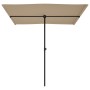 Garden umbrella with taupe gray aluminum pole 2x1.5 m by vidaXL, Umbrellas - Ref: Foro24-47339, Price: 48,87 €, Discount: %