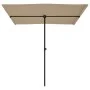 Gartenschirm mit taupegrauem Aluminiummast 2x1,5 m von vidaXL, Sonnenschirme - Ref: Foro24-47339, Preis: 44,88 €, Rabatt: %