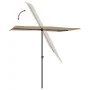 Gartenschirm mit taupegrauem Aluminiummast 2x1,5 m von vidaXL, Sonnenschirme - Ref: Foro24-47339, Preis: 44,88 €, Rabatt: %