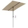 Gartenschirm mit taupegrauem Aluminiummast 2x1,5 m von vidaXL, Sonnenschirme - Ref: Foro24-47339, Preis: 44,88 €, Rabatt: %