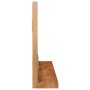 Espejo de pared con estante madera maciza de teca 60x12x40 cm de vidaXL, Espejos - Ref: Foro24-289071, Precio: 64,35 €, Descu...
