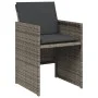 Set comedor jardín 7 pzas y cojines ratán sintético gris by vidaXL, Garden sets - Ref: Foro24-3277675, Price: 535,56 €, Disco...