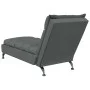Sofá diván de masaje con cojines tela gris oscuro by vidaXL, Daybeds - Ref: Foro24-379476, Price: 194,56 €, Discount: %