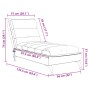 Massage-Divan-Sofa mit dunkelgrauen Kissenstoffen. von vidaXL, Tagesbetten - Ref: Foro24-379476, Preis: 199,70 €, Rabatt: %