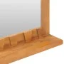 Espejo de pared con estante madera maciza de teca 60x12x40 cm de vidaXL, Espejos - Ref: Foro24-289071, Precio: 60,91 €, Descu...