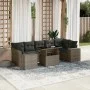 Set de sofás de jardín y cojines 8 piezas ratán sintético gris by vidaXL, Garden sets - Ref: Foro24-3269040, Price: 561,89 €,...