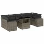 Set de sofás de jardín y cojines 8 piezas ratán sintético gris by vidaXL, Garden sets - Ref: Foro24-3269040, Price: 561,89 €,...