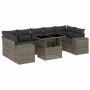 Set de sofás de jardín y cojines 8 piezas ratán sintético gris by vidaXL, Garden sets - Ref: Foro24-3269040, Price: 561,09 €,...