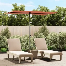 Gartenschirm mit terrakottafarbenem Aluminiummast 2x1,5 m von vidaXL, Sonnenschirme - Ref: Foro24-47341, Preis: 44,92 €, Raba...