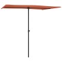 Sombrilla de jardín con palo de aluminio terracota 2x1,5 m de vidaXL, Sombrillas - Ref: Foro24-47341, Precio: 46,73 €, Descue...