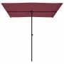Sonnenschirm mit burgunderroter Aluminiumstange 2x1,5 m von vidaXL, Sonnenschirme - Ref: Foro24-47340, Preis: 44,88 €, Rabatt: %