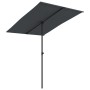 Garden umbrella with black aluminum pole 2x1.5 m by vidaXL, Umbrellas - Ref: Foro24-47342, Price: 45,81 €, Discount: %