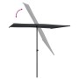 Garden umbrella with black aluminum pole 2x1.5 m by vidaXL, Umbrellas - Ref: Foro24-47342, Price: 45,81 €, Discount: %