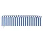 Manual retractable awning with blue and white LED lights 5x3 m by vidaXL, Awnings - Ref: Foro24-3069341, Price: 448,03 €, Dis...