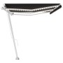 Manuelle einziehbare Markise mit anthrazitgrauem LED-Licht 600x300 cm von vidaXL, Markisen - Ref: Foro24-3069604, Preis: 664,...