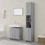 3-teiliges Badmöbel-Set Sonoma graues Sperrholz von vidaXL, Badezimmermöbel - Ref: Foro24-3152717, Preis: 143,31 €, Rabatt: %