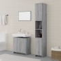 3-teiliges Badmöbel-Set Sonoma graues Sperrholz von vidaXL, Badezimmermöbel - Ref: Foro24-3152717, Preis: 143,81 €, Rabatt: %