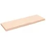 Solid untreated oak wood wall shelf 60x20x2 cm by vidaXL, Shelves and shelves - Ref: Foro24-363521, Price: 23,03 €, Discount: %