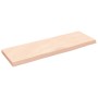 Wandregal massives Eichenholz unbehandelt 60x20x2 cm von vidaXL, Regale und Regale - Ref: Foro24-363521, Preis: 23,47 €, Raba...