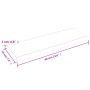 Wandregal massives Eichenholz unbehandelt 60x20x2 cm von vidaXL, Regale und Regale - Ref: Foro24-363521, Preis: 23,47 €, Raba...