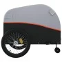 Remolque para bicicleta hierro negro y naranja 45 kg by vidaXL, Bicycle trailers - Ref: Foro24-94152, Price: 101,69 €, Discou...
