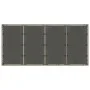 Garden table glass surface PE rattan gray 190x90x75 cm by vidaXL, Garden tables - Ref: Foro24-365594, Price: 172,68 €, Discou...