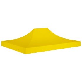 Techo de carpa para celebraciones amarillo 4,5x3 m 270 g/m²