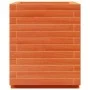 Solid wax brown pine wood planter 40x40x49.5 cm by vidaXL, Pots and planters - Ref: Foro24-3282511, Price: 110,63 €, Discount: %