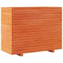 Solid wax brown pine wood planter 90x40x72 cm by vidaXL, Pots and planters - Ref: Foro24-3282636, Price: 239,77 €, Discount: %