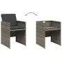 Garden dining set with cushions 13 pieces gray synthetic rattan by vidaXL, Garden sets - Ref: Foro24-3277813, Price: 1,00 €, ...