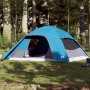 Tienda de campaña familiar iglú 6 personas impermeable azul de vidaXL, Tiendas de campaña - Ref: Foro24-94724, Precio: 139,56 €