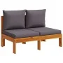 Garden sofa set with cushions 6 pieces solid acacia wood by vidaXL, Garden sets - Ref: Foro24-3214867, Price: 941,15 €, Disco...