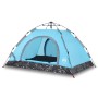 Blaues, schnell zu öffnendes 4-Personen-Zelt von vidaXL, Zelte - Ref: Foro24-4004170, Preis: 78,54 €, Rabatt: %